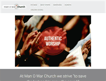 Tablet Screenshot of manowarchurch.org